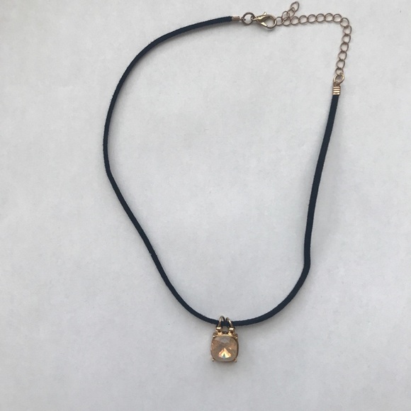 Necklace with Gem Charm - Picture 4 of 5